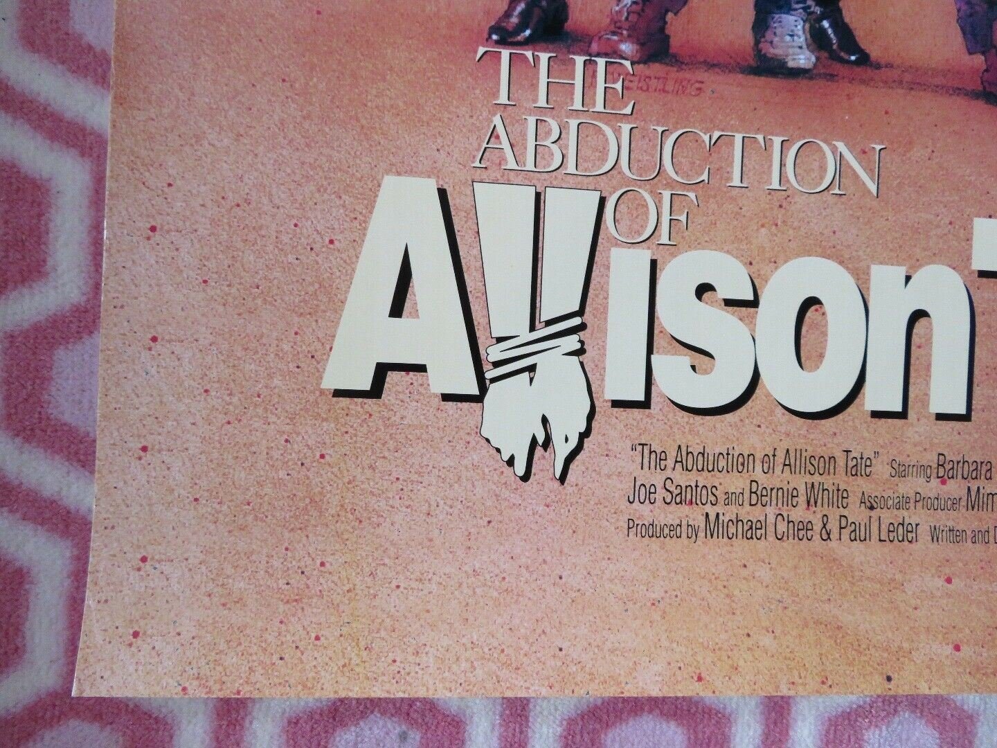 THE ABDUCTION OF ALLISON TATE US ONE SHEET ROLLED POSTER Movie posters