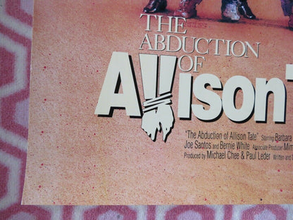 THE ABDUCTION OF ALLISON TATE US ONE SHEET ROLLED POSTER Movie posters
