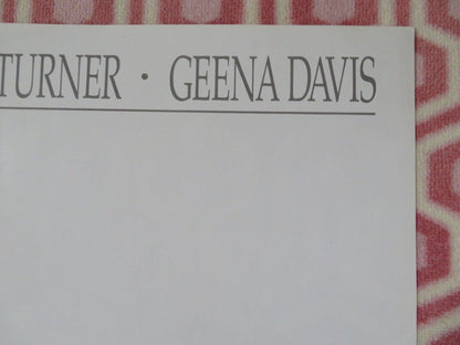 THE ACCIDENTAL TOURIST US ONE SHEET POSTER WILLIAM HURT KATHLEEN TURNER 1988 Movie posters