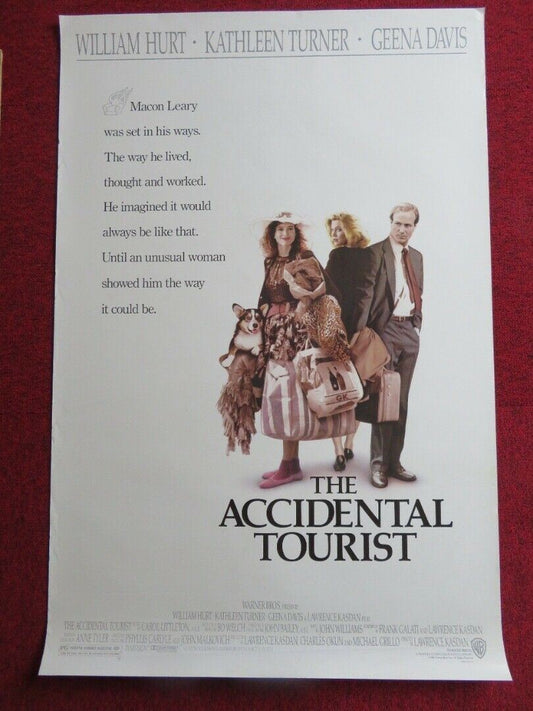THE ACCIDENTAL TOURIST US ONE SHEET ROLLED POSTER WILLIAM HURT GEENA DAVIS 1980 Movie posters