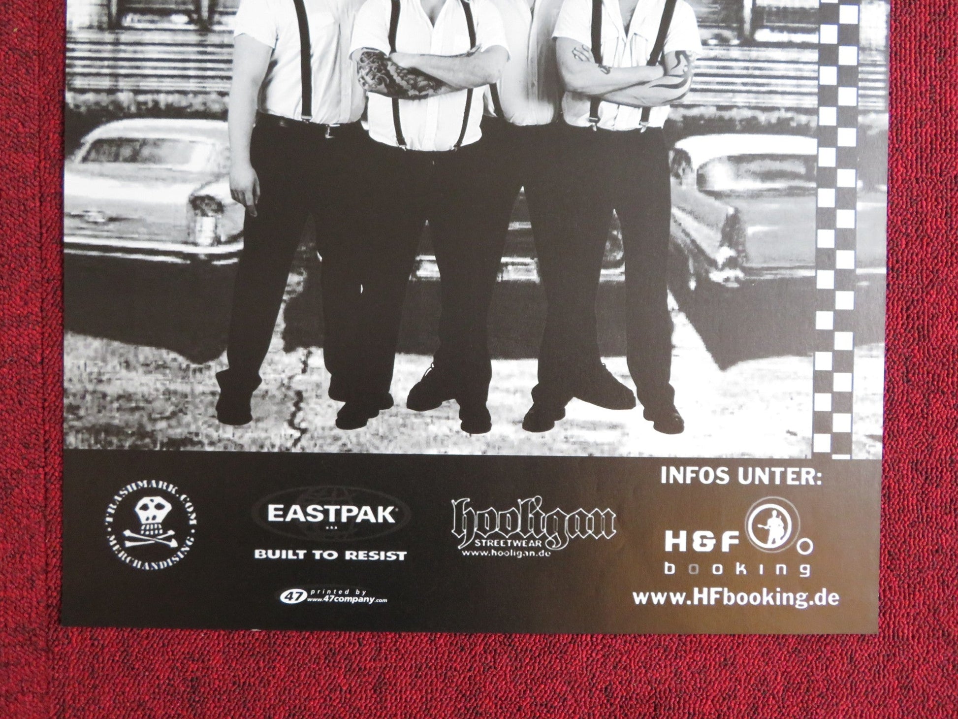 THE ACCIDENTS GERMAN MUSIC PROMO BAND POSTER 2005 Rendezvous Cinema Movie posters