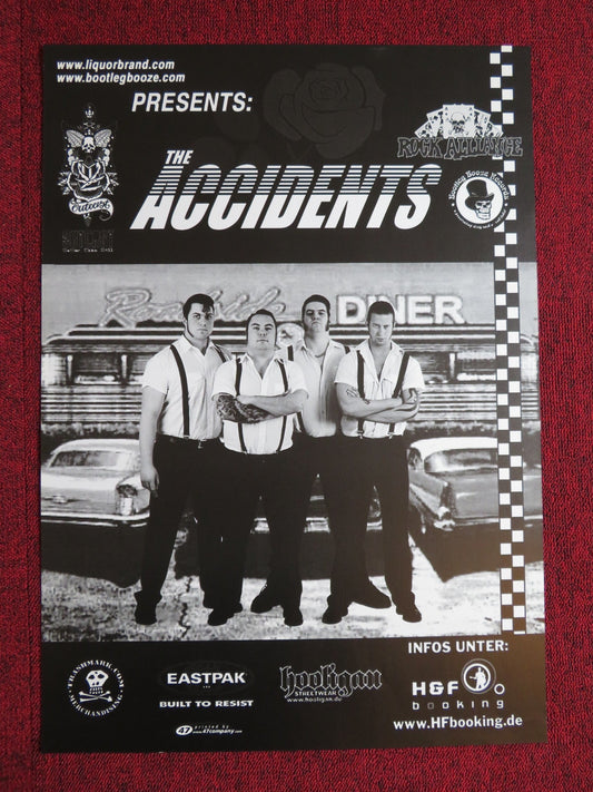 THE ACCIDENTS GERMAN MUSIC PROMO BAND POSTER 2005 Rendezvous Cinema Movie posters