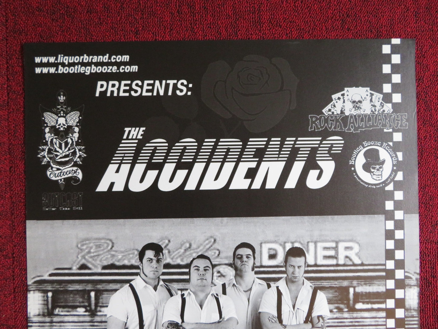THE ACCIDENTS GERMAN MUSIC PROMO BAND POSTER 2005 Rendezvous Cinema Movie posters