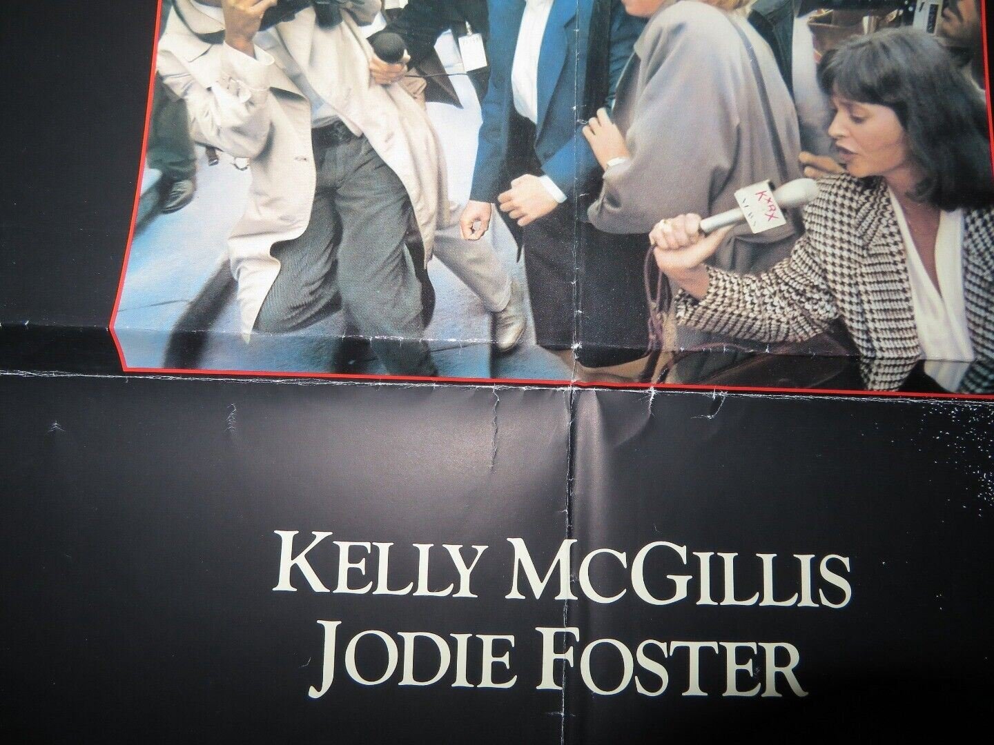 THE ACCUSED FOLDED US ONE SHEET POSTER JODIE FOSTER KELLY MCGILLIS 1988 Movie posters