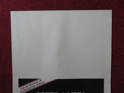 THE ACCUSED ITALIAN LOCANDINA (27.5"x13") POSTER JODIE FOSTER KELLY MCGILLIS '88 Movie posters