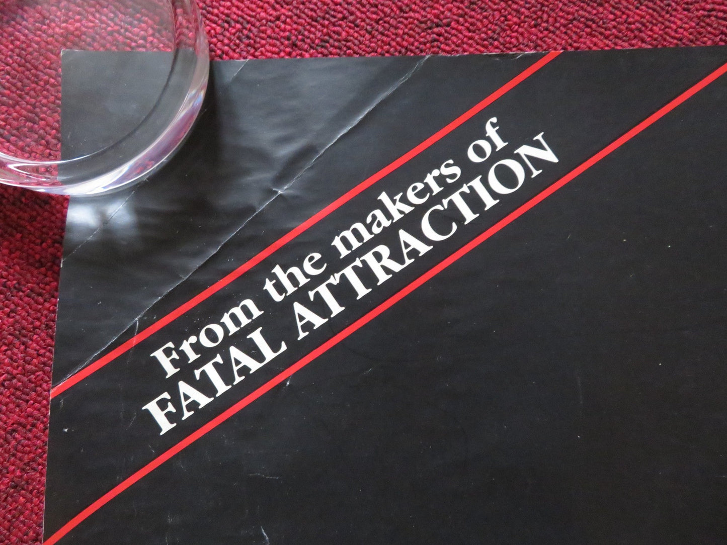 THE ACCUSED UK QUAD (30"x 40") ROLLED POSTER JODIE FOSTER KELLY MCGILLIS 1988 Rendezvous Cinema Movie posters