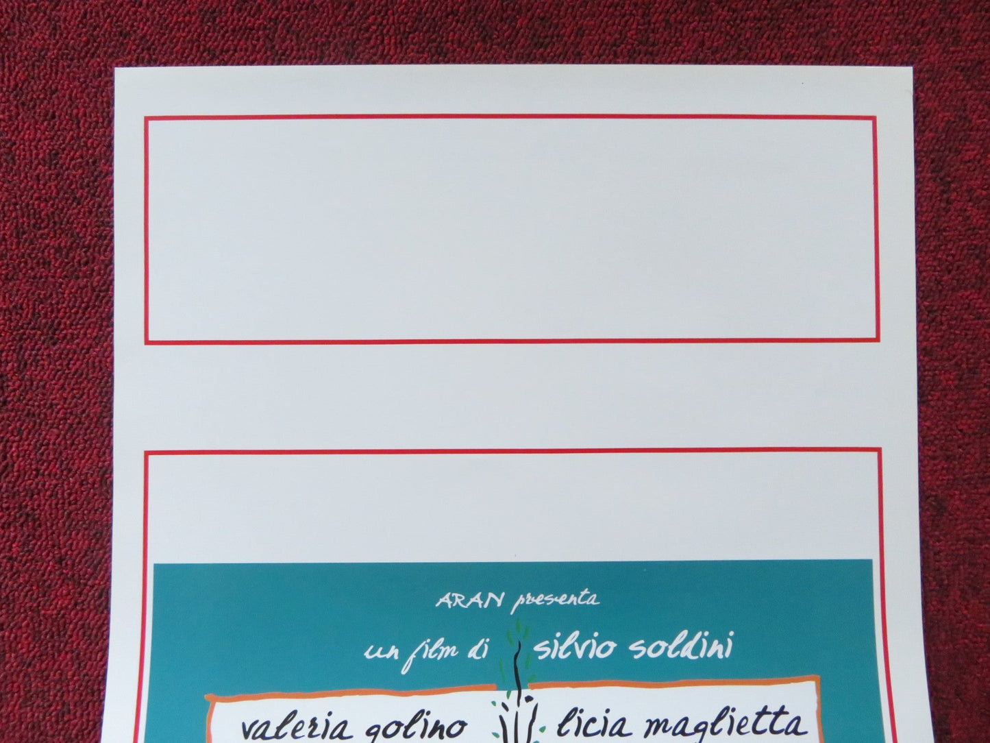 THE ACROBATS ITALIAN LOCANDINA POSTER VALERIA GOLINO LICIA MAGLIETTA 1987 Rendezvous Cinema Movie posters