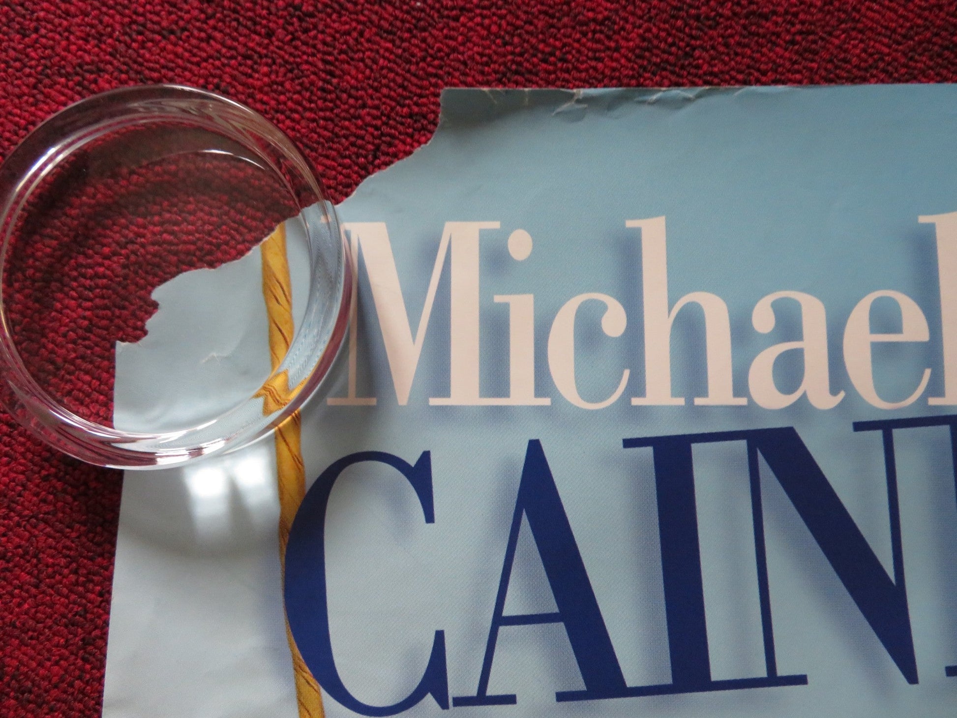 THE ACTORS UK QUAD (30"x 40") ROLLED POSTER MICHAEL CAINE DYLAN MORAN 2003 Rendezvous Cinema Movie posters