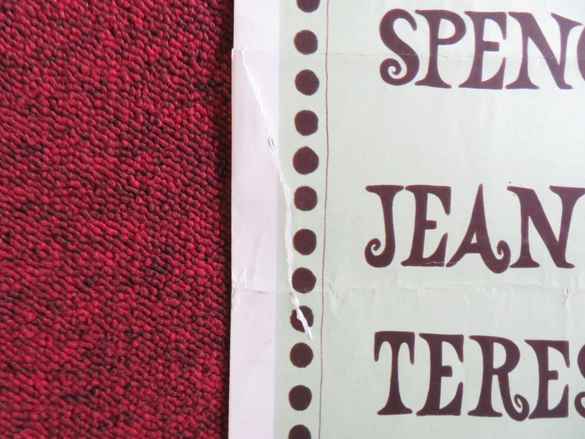 THE ACTRESS US INSERT (14"x 36") POSTER SPENCER TRACY JEAN SIMMONS 1953 Rendezvous Cinema Movie posters