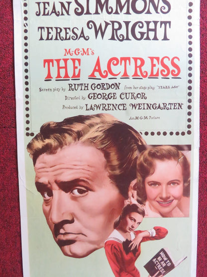 THE ACTRESS US INSERT (14"x 36") POSTER SPENCER TRACY JEAN SIMMONS 1953 Rendezvous Cinema Movie posters
