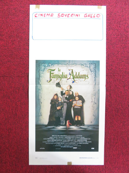 THE ADDAMS FAMILY ITALIAN LOCANDINA POSTER ANJELICA HOUSTON RAUL JULIA 1992 Rendezvous Cinema Movie posters