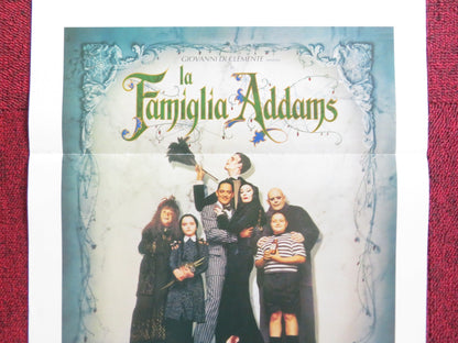 THE ADDAMS FAMILY ITALIAN LOCANDINA POSTER ANJELICA HOUSTON RAUL JULIA 1992 Rendezvous Cinema Movie posters