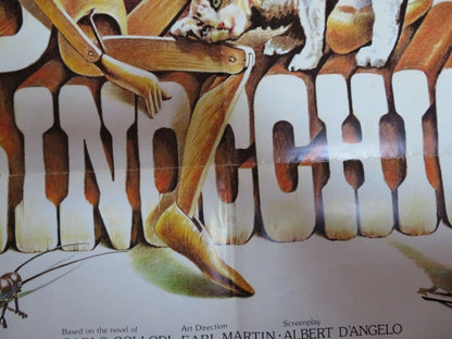 THE ADVENTURE OF PINOCCHIO US ONE SHEET POSTER 1978 Movie posters