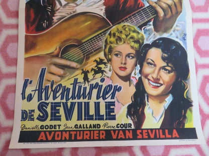The Adventurer of Seville/ L'ADVENTURIER SE SEVILLE BELGIUM (19.5"x 14") POSTER Movie posters