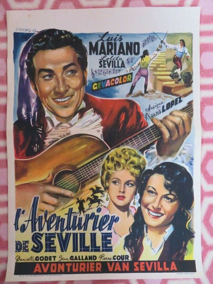 The Adventurer of Seville/ L'ADVENTURIER SE SEVILLE BELGIUM (19.5"x 14") POSTER Movie posters
