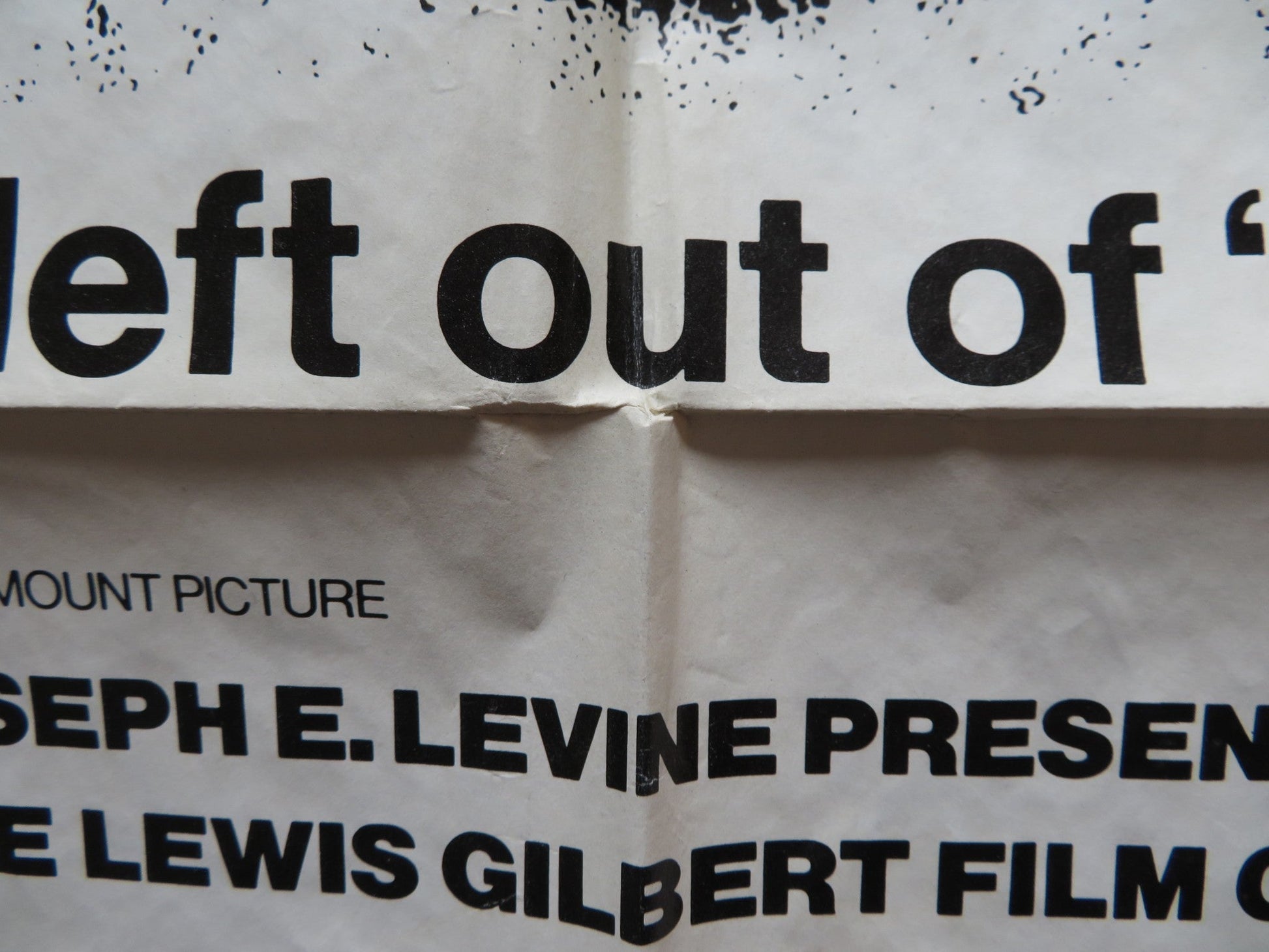 THE ADVENTURERS FOLDED US ONE SHEET POSTER CHARLES AZNAVOUR ALAN BADEL 1970 Rendezvous Cinema Movie posters