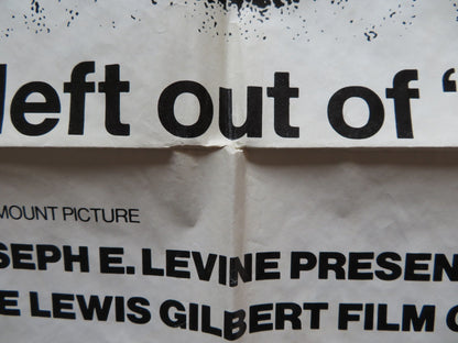 THE ADVENTURERS FOLDED US ONE SHEET POSTER CHARLES AZNAVOUR ALAN BADEL 1970 Rendezvous Cinema Movie posters