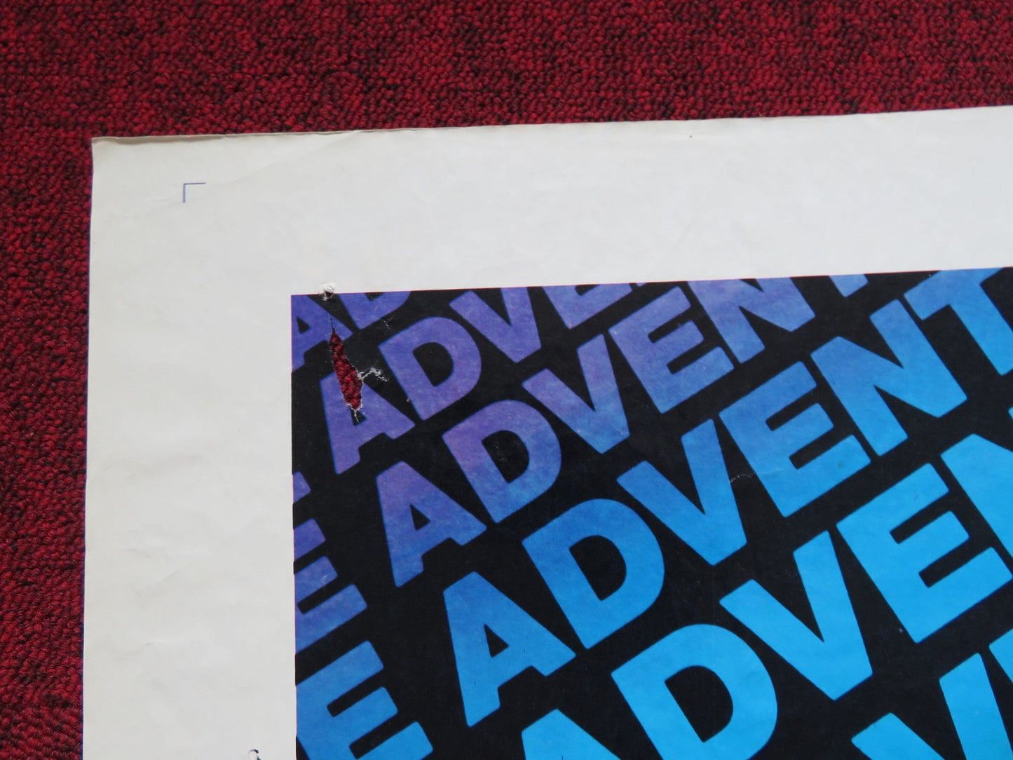 THE ADVENTURERS FOLDED US ONE SHEET POSTER CHARLES AZNAVOUR ALAN BADEL 1970 Rendezvous Cinema Movie posters