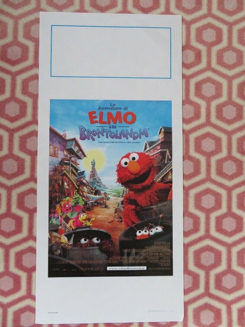 THE ADVENTURES OF ELMO IN GROUCHLAND ITALIAN LOCANDINA (27.5"x 13") POSTER 1999 - Rendezvous Cinema