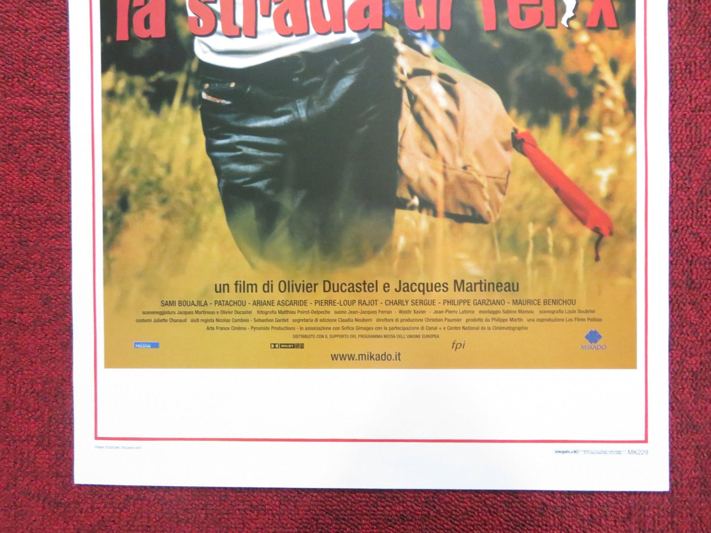 THE ADVENTURES OF FELIX ITALIAN LOCANDINA POSTER SAMI BOUAJILA PATACHOU 2001 Rendezvous Cinema Movie posters