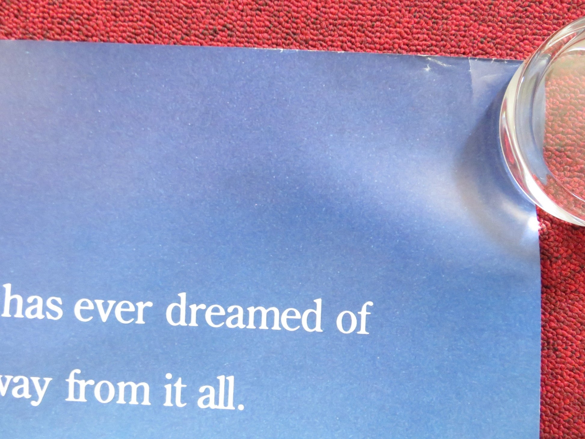 THE ADVENTURES OF HUCK FINN UK QUAD (30"x 40") ROLLED POSTER DISNEY 1993 Rendezvous Cinema Movie posters