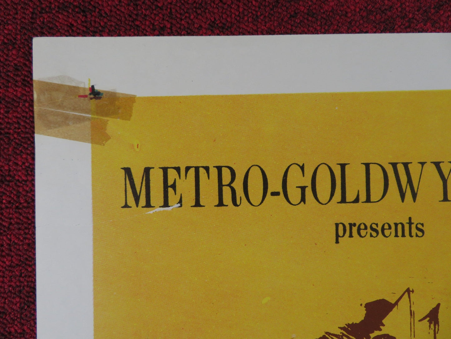 THE ADVENTURES OF HUCKLEBERRY FINN FOLDED US ONE SHEET POSTER TONY RANDALL 1960 Rendezvous Cinema Movie posters