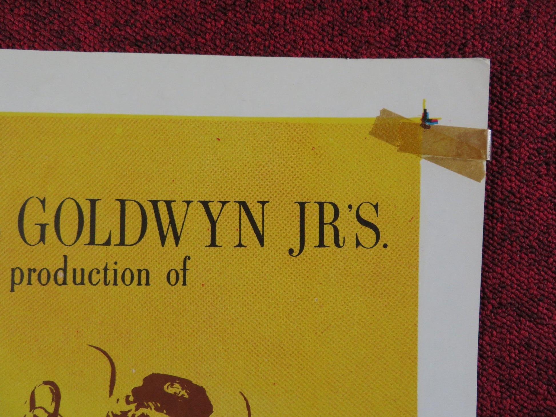 THE ADVENTURES OF HUCKLEBERRY FINN FOLDED US ONE SHEET POSTER TONY RANDALL 1960 Rendezvous Cinema Movie posters