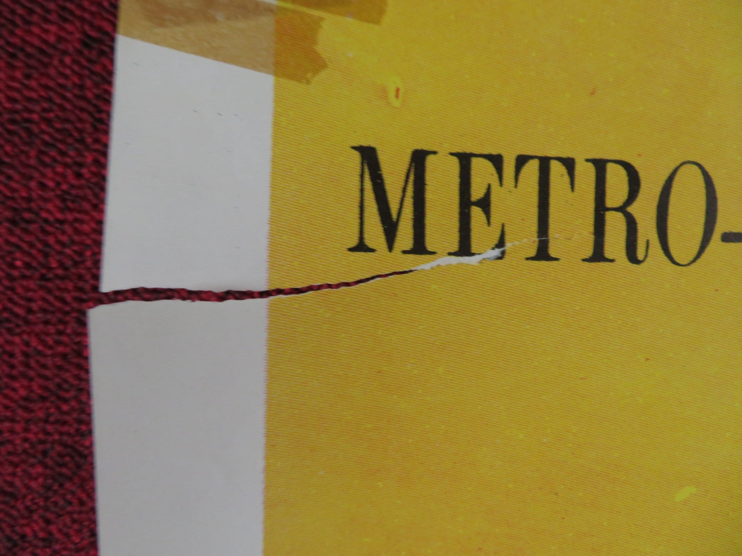 THE ADVENTURES OF HUCKLEBERRY FINN FOLDED US ONE SHEET POSTER TONY RANDALL 1960 Rendezvous Cinema Movie posters