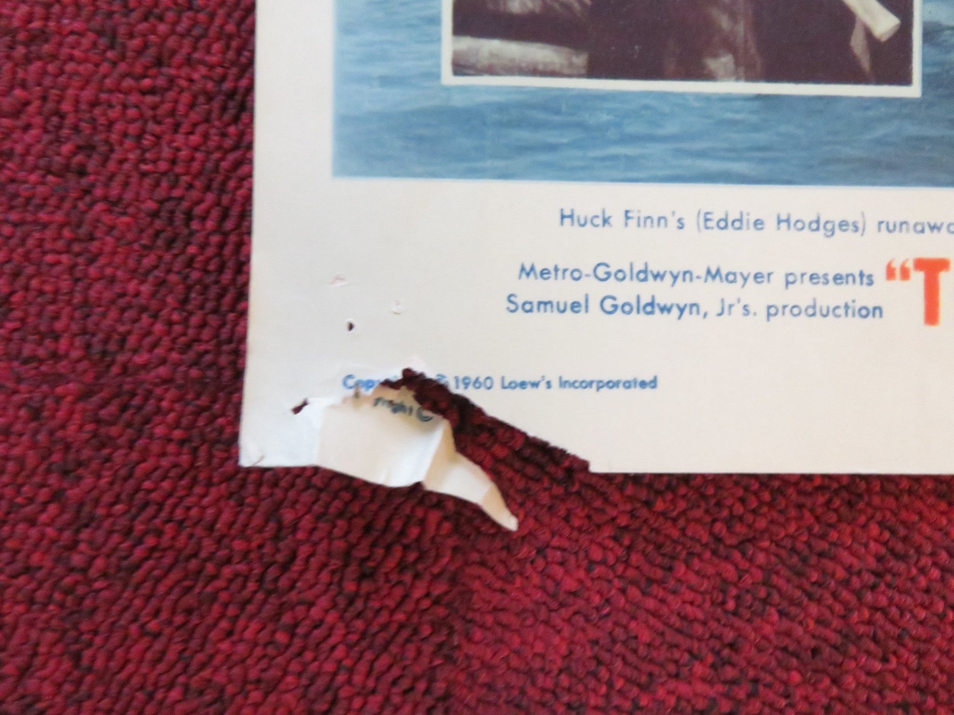 THE ADVENTURES OF HUCKLEBERRY FINN US LOBBY CARD FULL SET TONY RANDALL 1960 Rendezvous Cinema Movie posters