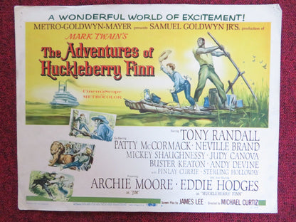 THE ADVENTURES OF HUCKLEBERRY FINN US LOBBY CARD FULL SET TONY RANDALL 1960 Rendezvous Cinema Movie posters