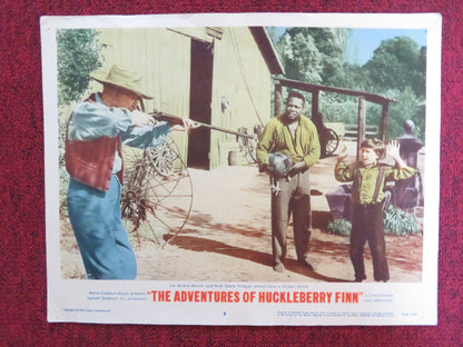 THE ADVENTURES OF HUCKLEBERRY FINN US LOBBY CARD FULL SET TONY RANDALL 1960 Rendezvous Cinema Movie posters