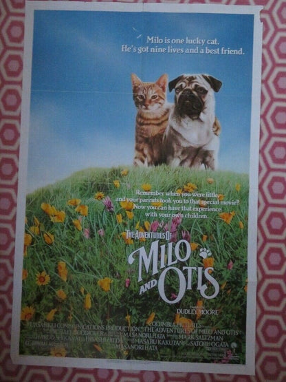 THE ADVENTURES OF MILO AND OTIS US ONE SHEET POSTER DUDLEY MOORE 1989 Movie posters