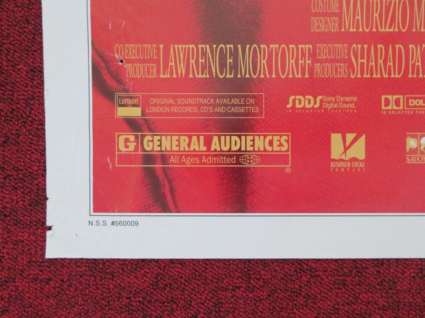 THE ADVENTURES OF PINOCCHIO FOLDED US ONE SHEET POSTER MARTIN LANDAU 1996 Movie posters