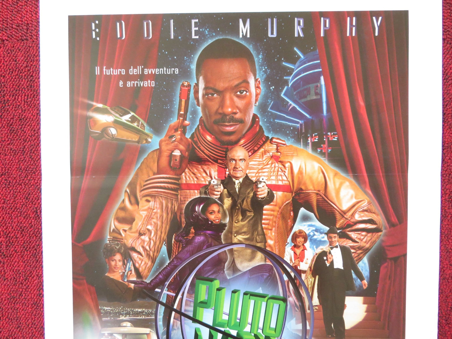 THE ADVENTURES OF PLUTO NASH ITALIAN LOCANDINA POSTER EDDIE MURPHY 2002 Rendezvous Cinema Movie posters