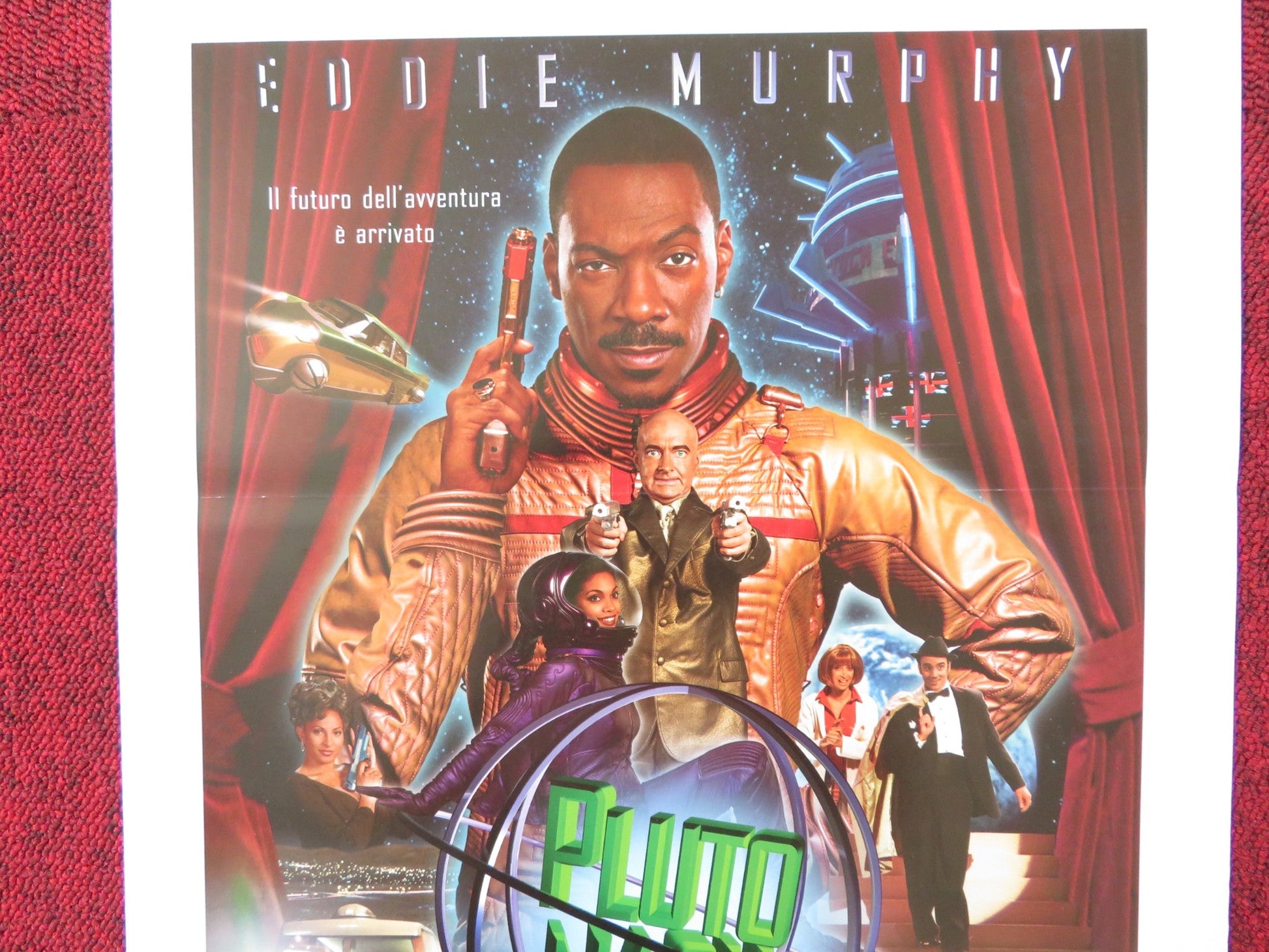 THE ADVENTURES OF PLUTO NASH ITALIAN LOCANDINA POSTER EDDIE MURPHY 2002 Rendezvous Cinema Movie posters