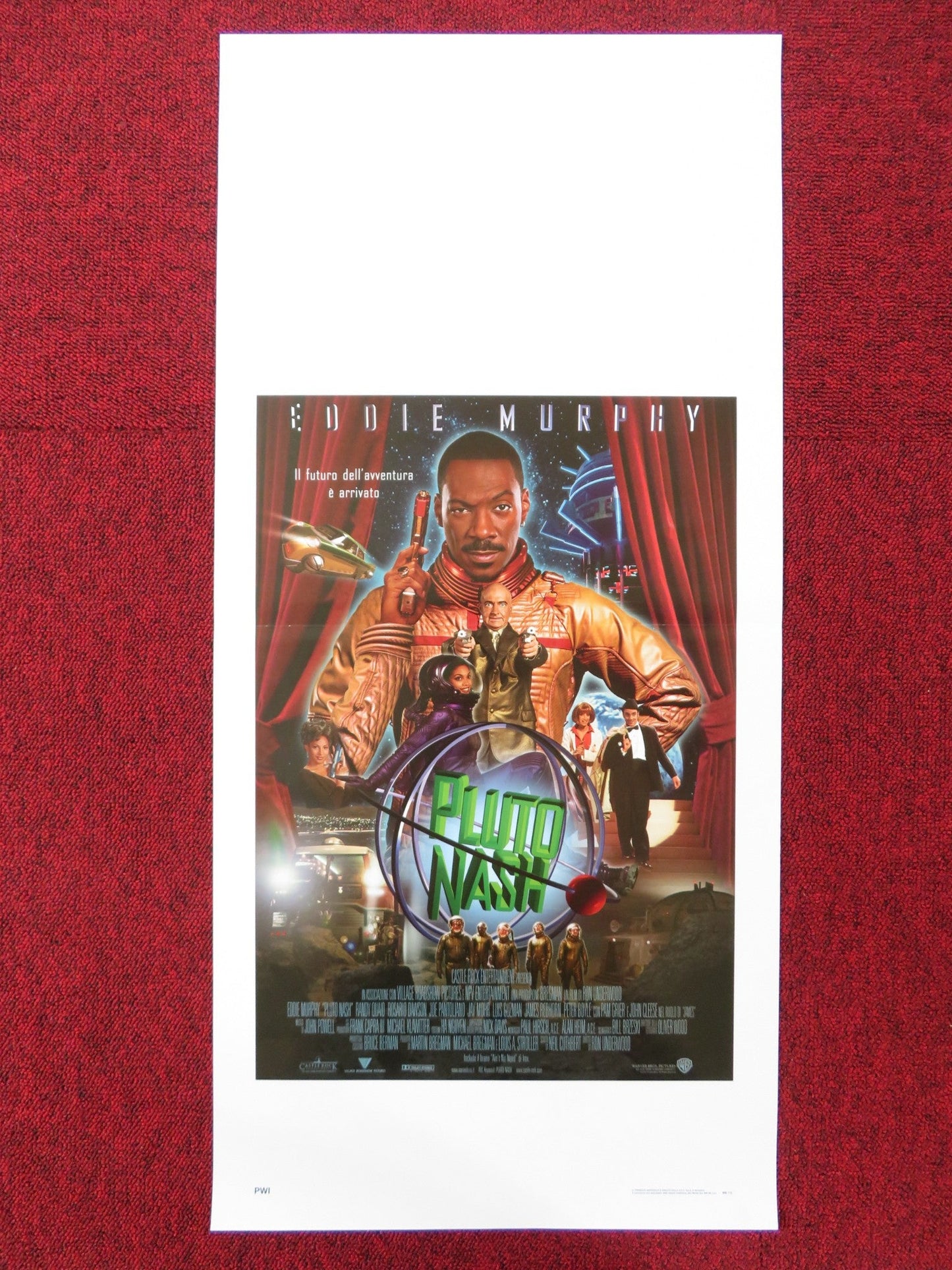 THE ADVENTURES OF PLUTO NASH ITALIAN LOCANDINA POSTER EDDIE MURPHY 2002 Rendezvous Cinema Movie posters