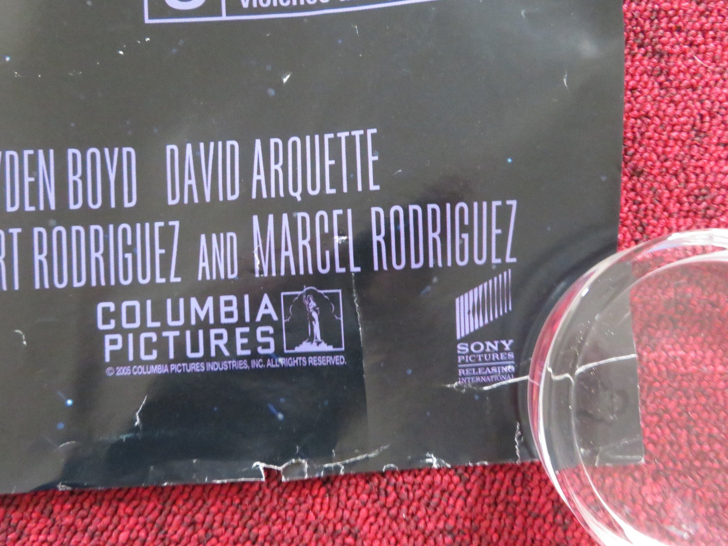 THE ADVENTURES OF SHARKBOY AND LAVAGIRL 3 - D UK QUAD (30"x 40") ROLLED POSTER '05 Rendezvous Cinema Movie posters