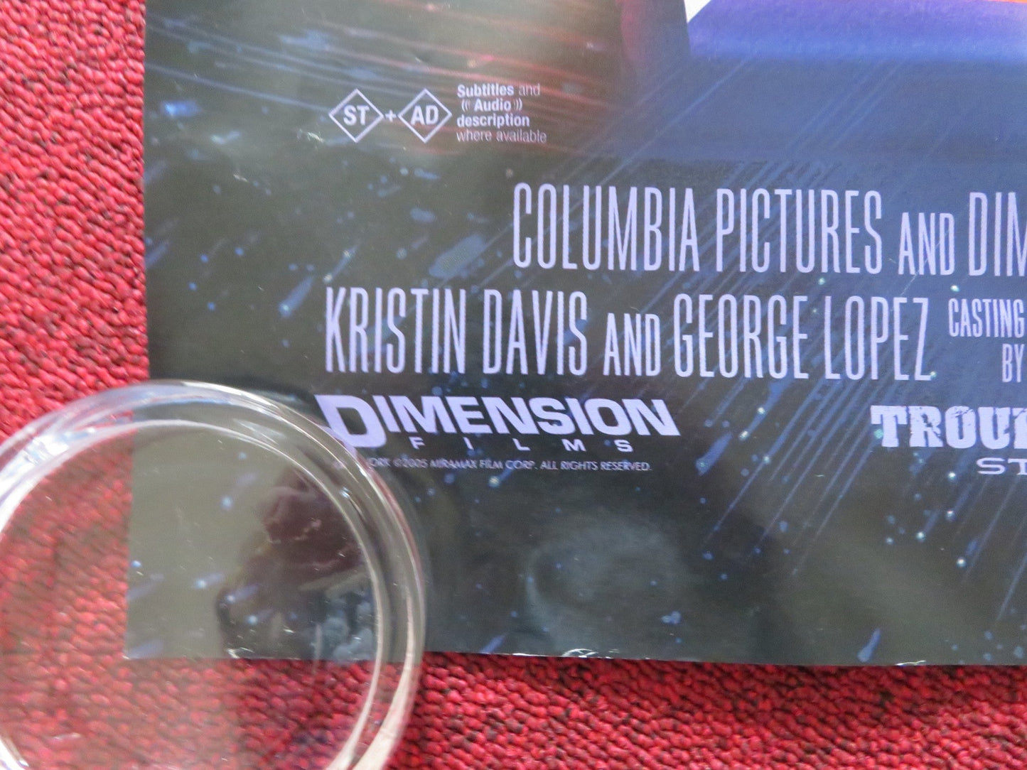 THE ADVENTURES OF SHARKBOY AND LAVAGIRL 3 - D UK QUAD (30"x 40") ROLLED POSTER '05 Rendezvous Cinema Movie posters