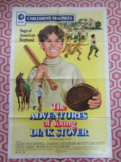 THE ADVENTURES OF YOUNG DINK STOVER (HAPPY YEARS) US ONE SHEET POSTER R1973 Movie posters