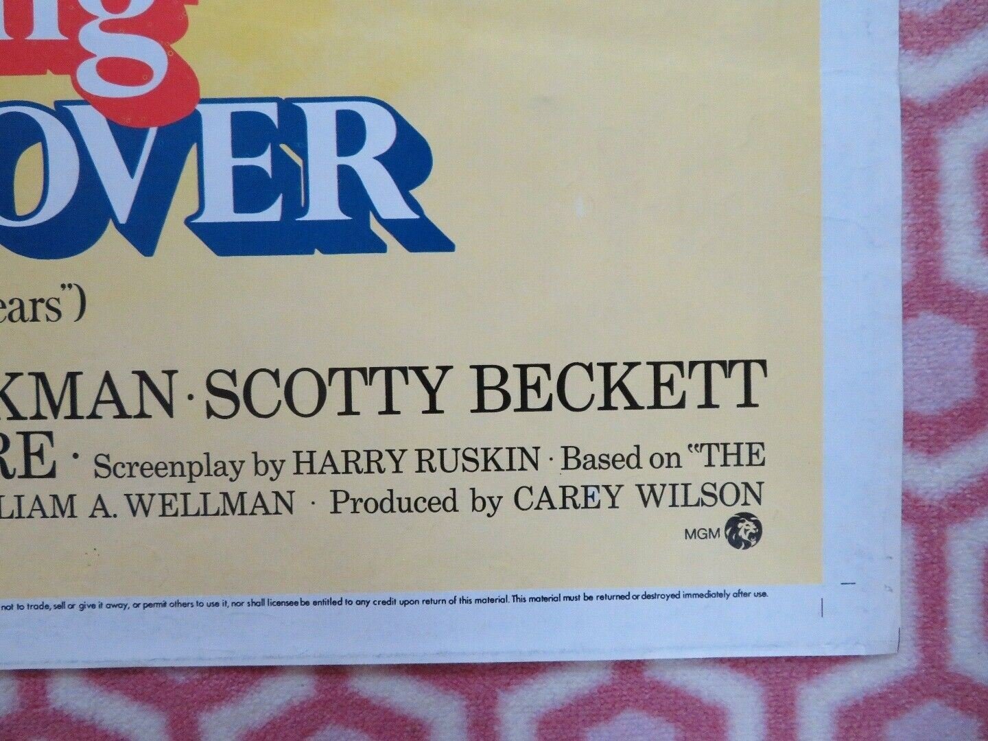 THE ADVENTURES OF YOUNG DINK STOVER (HAPPY YEARS) US ONE SHEET POSTER R1973 Movie posters