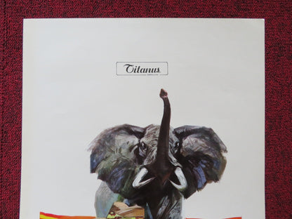 THE AFRICAN ELEPHANT ITALIAN LOCANDINA POSTER DAVID WAYNE 1971 Rendezvous Cinema Movie posters