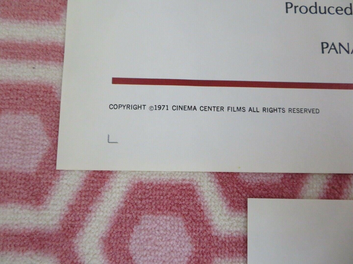 THE AFRICAN ELEPHANT US ONE SHEET POSTER FOLDED 1971 DAVID WAYNE Rendezvous Cinema Movie posters