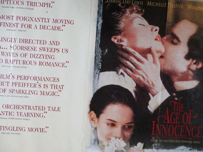 THE AGE OF INNOCENCE QUAD (30"x 40") ROLLED POSTER DANIEL DAY LEWIS M. SCORSESE - Rendezvous Cinema