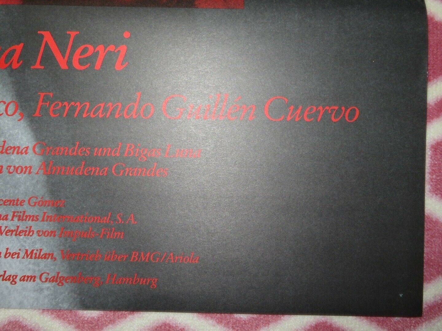 THE AGES OF LULU GERMAN A1 (33"x 23") POSTER FRANCESCA NERI BIGAS LUNA 1990 Movie posters