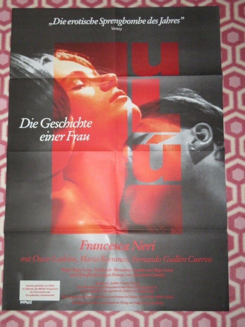 THE AGES OF LULU GERMAN A1 (33"x 23") POSTER FRANCESCA NERI BIGAS LUNA 1990 Movie posters