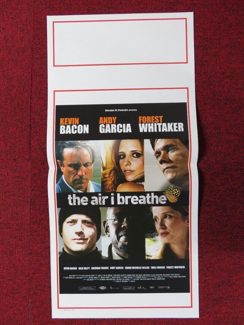 THE AIR I BREATHE ITALIAN LOCANDINA (27.5"x13") POSTER KEVIN BACON 2008 Movie posters