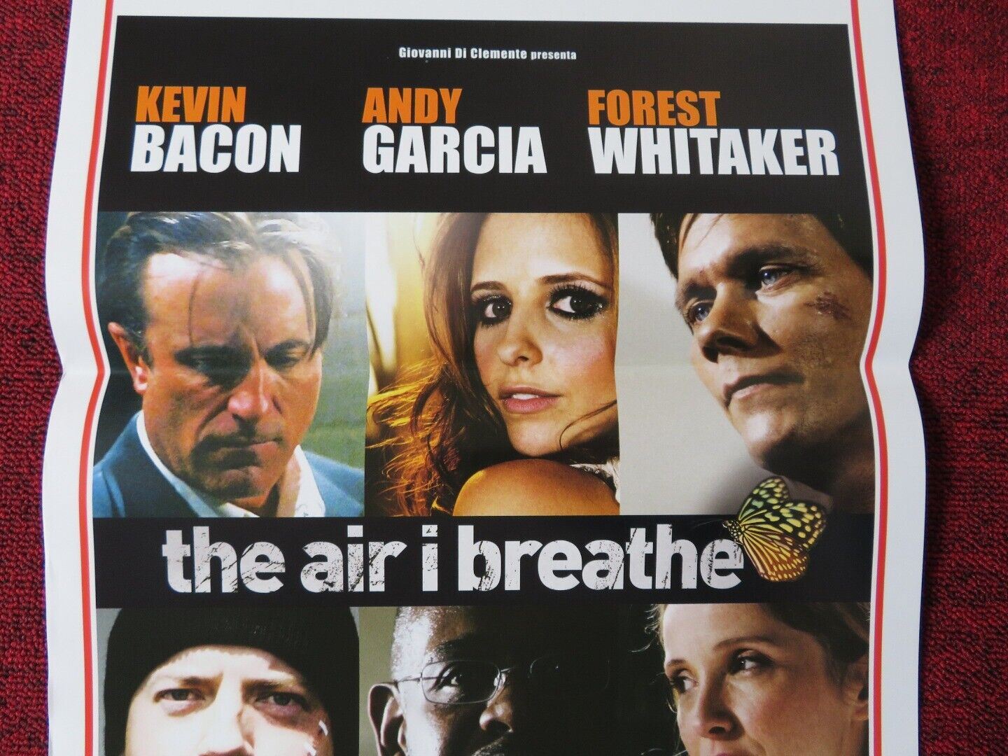 THE AIR I BREATHE ITALIAN LOCANDINA (27.5"x13") POSTER KEVIN BACON 2008 Movie posters