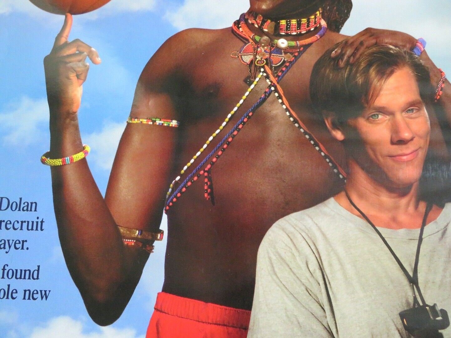 THE AIR UP THERE ONE SHEET ROLLED POSTER KEVIN BACON 1994 Movie posters