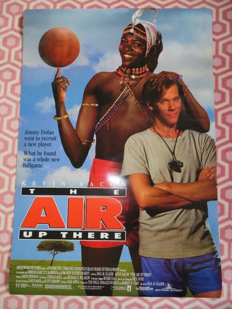THE AIR UP THERE ONE SHEET ROLLED POSTER KEVIN BACON 1994 Movie posters