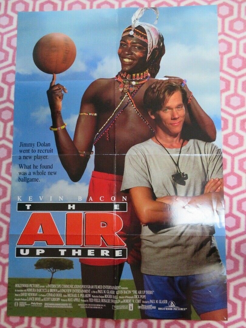 THE AIR UP THERE US ONE SHEET POSTER KEVIN BACON 1994 Movie posters